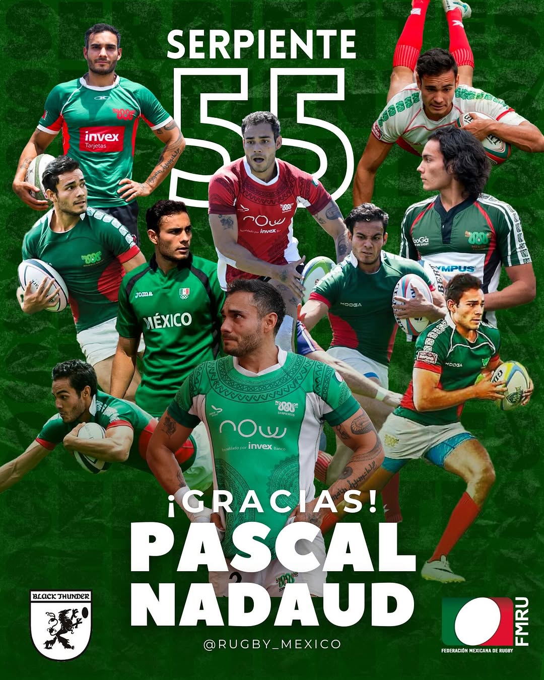 Pascal jugando rugby